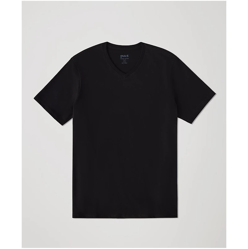 Pact Men's Organic Cotton Softspun V-Neck Tee