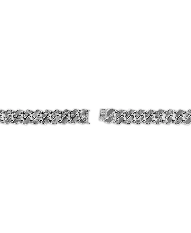 Bulova Marc Anthony Men's Wide Width Link Chain Bracelet in Sterling Silver-Plate, BVB1157-wmmna