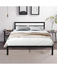 Streamdale Queen Metal Bed Frame With Headboard