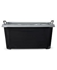 Life Story 55 Qt Stackable Home Organization Lidded Storage Container, (6 Pack)