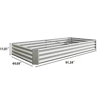 Streamdale Metal Raised Garden Bed Kit for Flowers and Vegetables