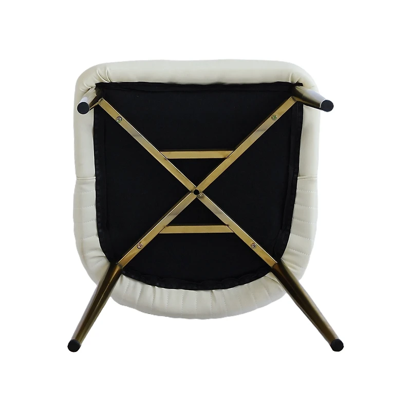 Streamdale Furniture Spongefilled dining chair, wood/metal legs(Set of 2)