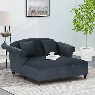Streamdale Furniture Elegant Double Chaise Lounge Cozy Comfort for Two or Relaxing Retreat