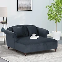 Streamdale Furniture Elegant Double Chaise Lounge Cozy Comfort for Two or Relaxing Retreat