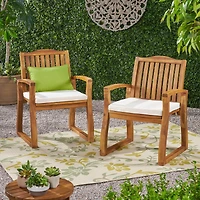 Streamdale Christopher Knight Home Della Wood Acacia Armchair