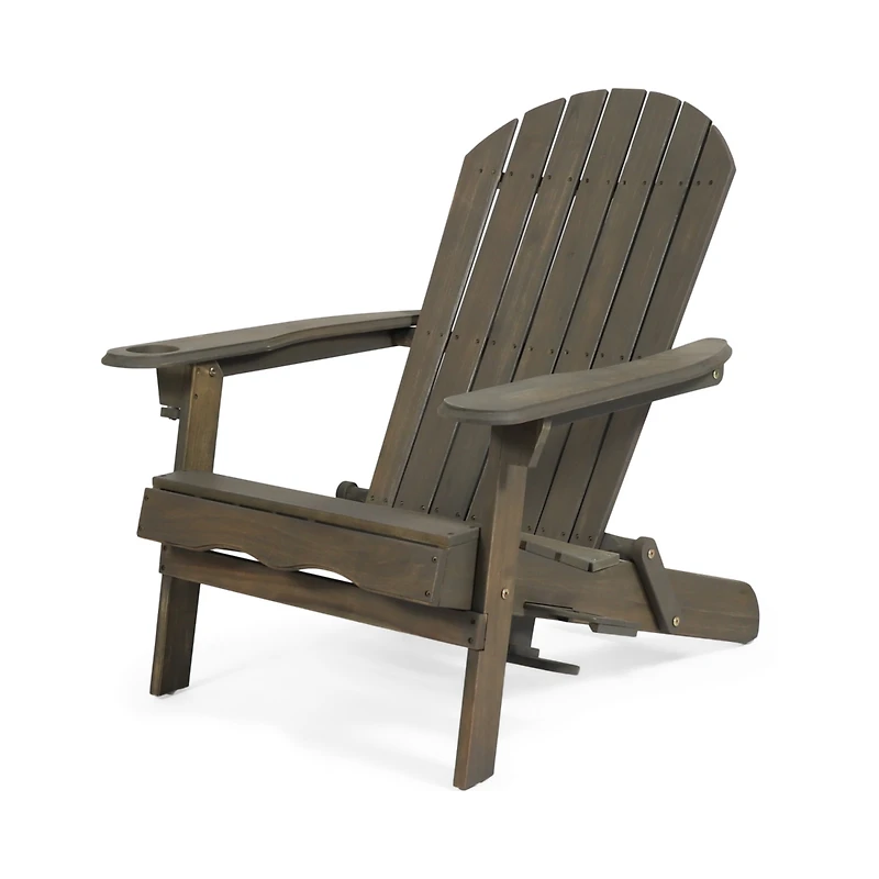 Streamdale Bellwood Folding Adirondack Chair With Cup Holders