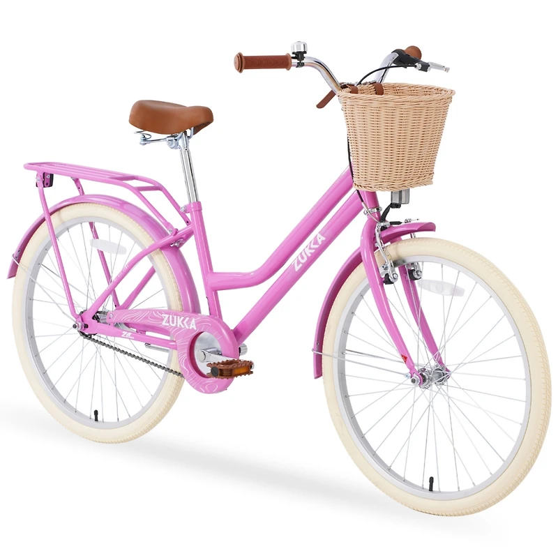 Streamdale 24" Girls Bike Steel Frame, Multiple Colors, 10+ Years