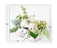 Faux 13 Inch Hydrangea Potted Arrangement