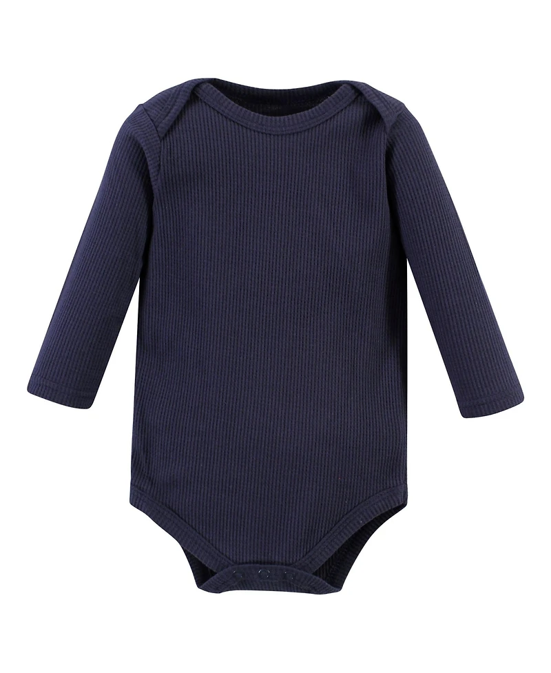 Hudson Baby Boys Cozy Long-Sleeve Thermal One-Piece