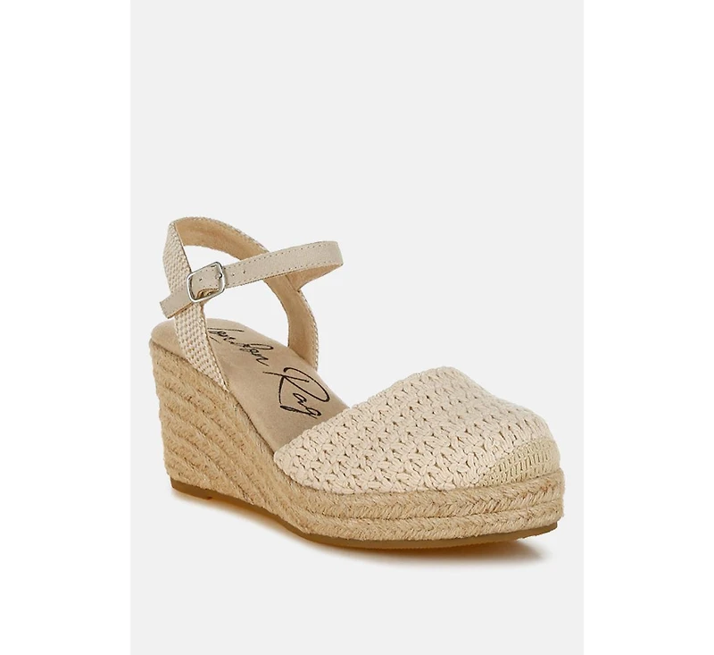 Lathan Raffia Espadrilles Sandals