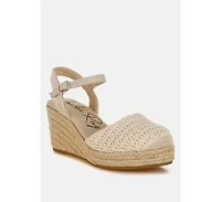 Lathan Raffia Espadrilles Sandals