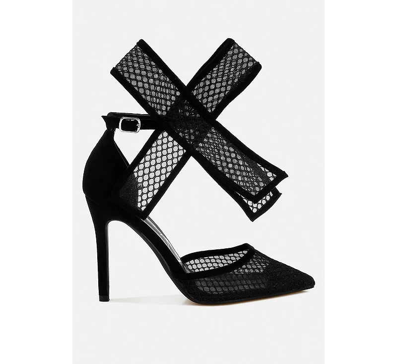 Regenta Big Bow Detail Stiletto Sandals
