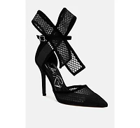 Regenta Big Bow Detail Stiletto Sandals