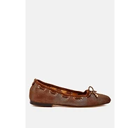 Darlow Drawstring Bow Ballerinas