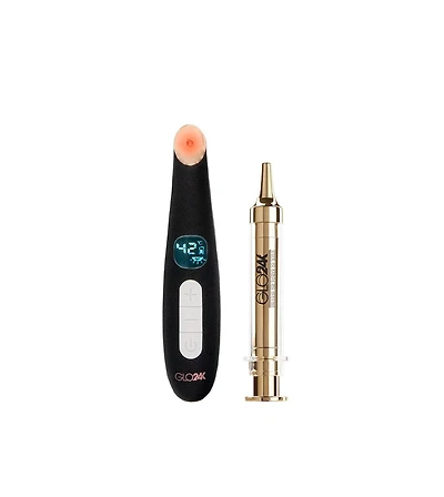 GLO24K Led Eye Care Beauty Massager + 24k Express Facelift Cream.