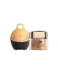 GLO24K 3D Spa Pro Massager + 24K Day Cream