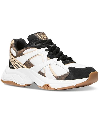 Michael Michael Kors Leo Lace-Up Trainer Sneakers