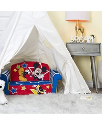 Marshmallow Furniture Kids 2-in-1 Flip Open Foam Compress Sofa Bed