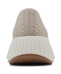 White Mountain Women's Daylight Slip-On Platform Sneakers