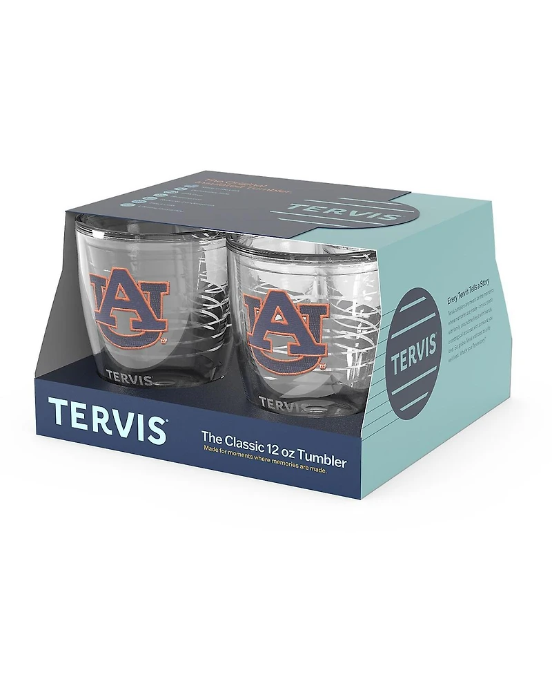 Tervis Tumbler Auburn Tigers 4-Pack 12oz. Emblem Tumbler Set
