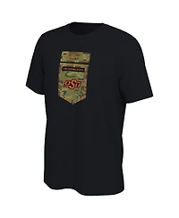 Nike Men's Black Oklahoma State Cowboys Veterans Camo T-Shirt