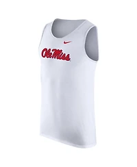 Nike Men's White Ole Miss Rebels Tank Top