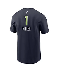 Nike Men's and Women's Diamond Miller Navy Minnesota Lynx Explorer Edition Name Number T-Shirt