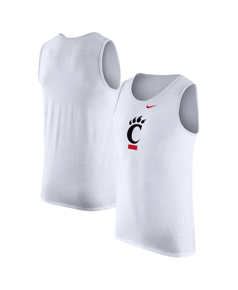 Nike Men's White Cincinnati Bearcats Tank Top