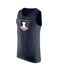 Nike Men's Navy Illinois Fighting Illini Tank Top