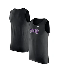Nike Men's Black Tcu Horned Frogs Tank Top