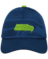 Outerstuff Big Boys and Girls College Navy Seattle Seahawks Tailgate Adjustable Hat