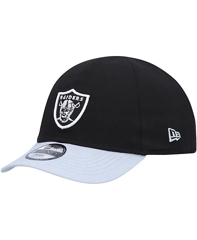 New Era Baby Boys and Girls Black/Silver Las Vegas Raiders My 1st 9TWENTY Adjustable Hat