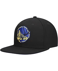 Mitchell & Ness Men's Black Golden State Warriors Shattered Snapback Hat