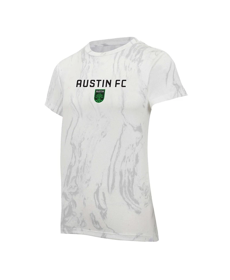 Concepts Sport Women's Gray Austin Fc Quartz T-Shirt