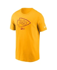 Nike Men's Gold Kansas City Chiefs Faded Essential T-Shirt
