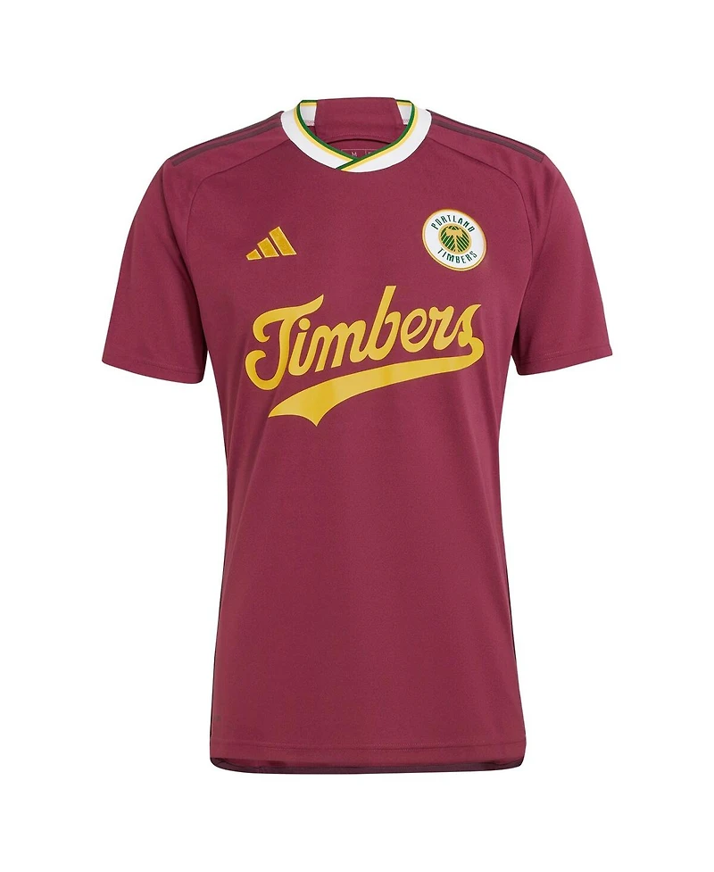 Adidas Men's Red Portland Timbers 2024 Archive Replica Jersey