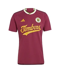 Adidas Men's Red Portland Timbers 2024 Archive Replica Jersey