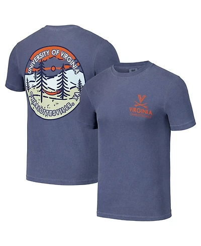 Image One Men's and Women's Navy Virginia Cavaliers Scenic Comfort Colors T-Shirt