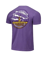 Image One Men's and Women's Purple Kansas State Wildcats Scenic Comfort Colors T-Shirt