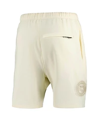 Pro Standard Men's Cream Milwaukee Brewers Neutral Fleece Shorts