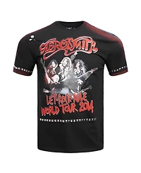 Freeze Max Men's Black Aerosmith Let Rock Rule the World Tour T-Shirt