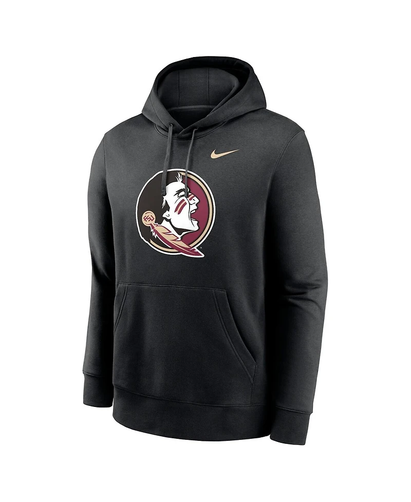 Nike Men's Florida State Seminoles Primetime Evergreen Club Fleece Pullover Hoodie