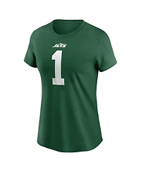 Nike Women's Ahmad Sauce Gardner Legacy Green New York Jets Name Number T-Shirt