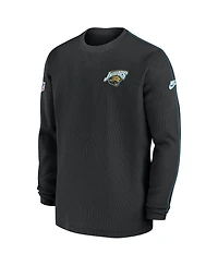 Nike Men's Black Jacksonville Jaguars Throwback Alternate Logo Coach Long Sleeve Top