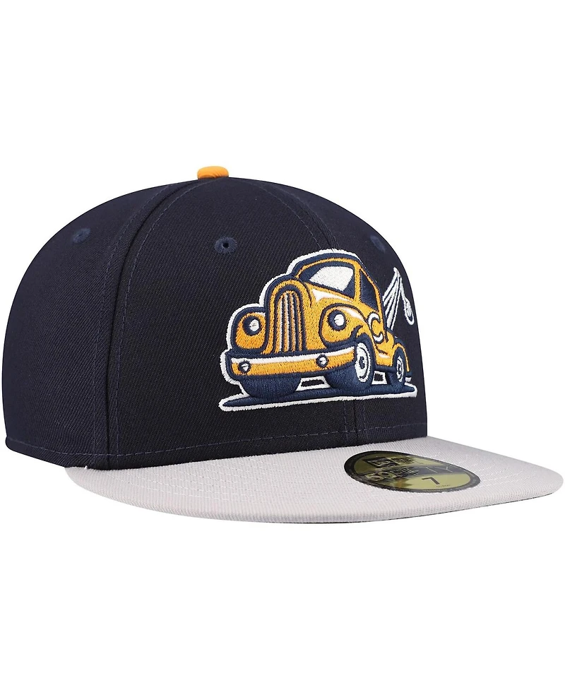 New Era Men's Navy Chattanooga Lookouts Theme Night 59FIFTY Fitted Hat