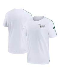 Nike Men's White Philadelphia Eagles Sideline Alternate Logo Coach Performance Top