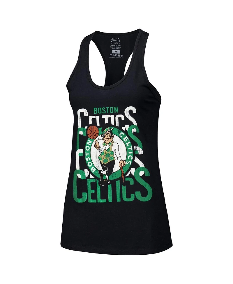Stadium Essentials Women's Black Boston Celtics Dedication Tank Top