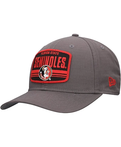 New Era Men's Charcoal Florida State Seminoles Team Elevated 9SEVENTY Adjustable Hat