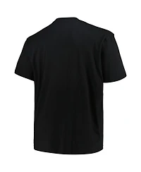 Fanatics Men's Black Philadelphia Eagles Big Tall Pop T-Shirt