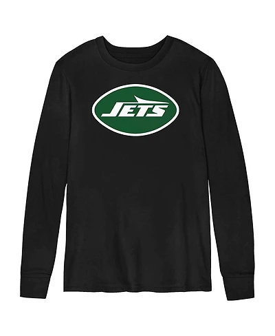 Outerstuff Toddler Black New York Jets Primary Logo Long Sleeve T-Shirt